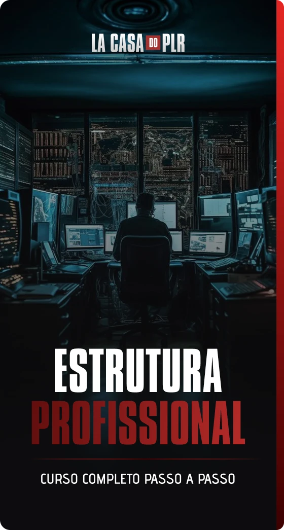 Aqui você vai aprender como montar sua estrutura profissional que vai ser responsável por fazer você colocar dinheiro no seu bolso todos os dias